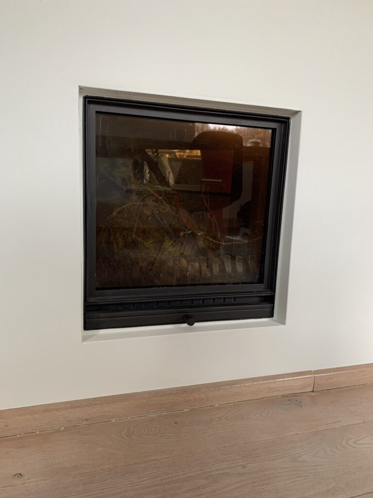 Open haard frame